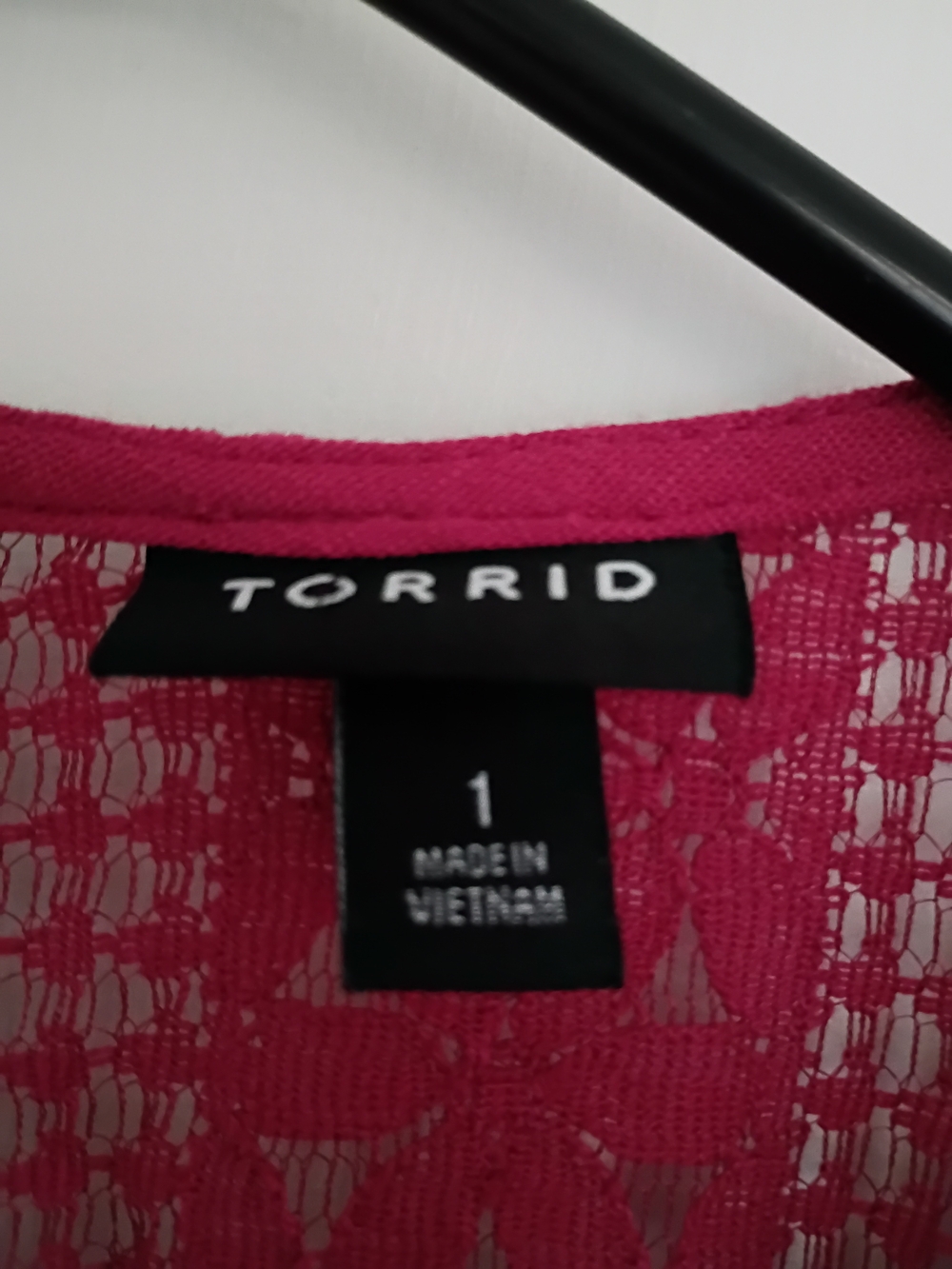 Torrid Pink Lace Women's Top